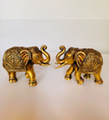 Brass Elephant Showpiece (Pair)